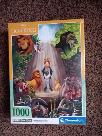 Puzzel Walt Disney The Lion King / de Leeuwenkoning 1000 pcs beschikbaar voor biedingen