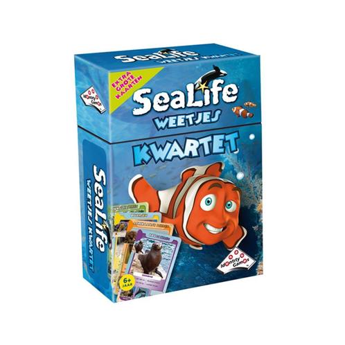 Sealife weetjes Kwartet NIEUW, Hobby en Vrije tijd, Gezelschapsspellen | Kaartspellen, Nieuw, Ophalen of Verzenden