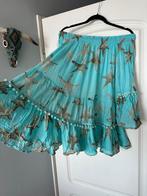 Off shoulder tuniek, turquoise met zeesterren, maat xl ,zgan, Blauw, Maat 42/44 (L), Ophalen of Verzenden, Debbie Katz
