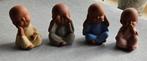 Vier Wijze Boeddha Monnik Beeldjes, Ophalen of Verzenden, Nieuw, Religie