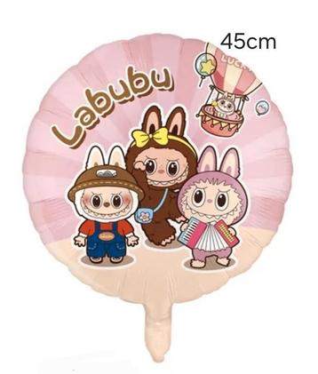 LABUBU * ronde folie ballonnen beschikbaar voor biedingen