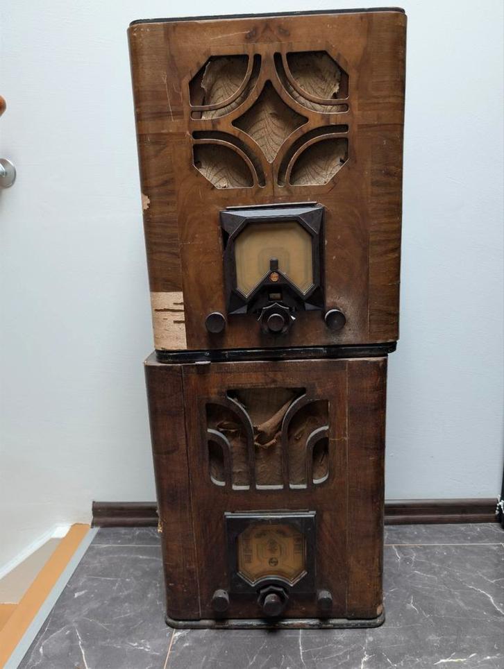 Buizenradio Philips 638,637,640, Antiek en Kunst, Antiek | Tv's en Audio, Ophalen