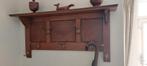 Houten Wandkapstok met Hoedenplank, Huis en Inrichting, Woonaccessoires | Kapstokken, Gebruikt, Minder dan 100 cm, Hout, Ophalen