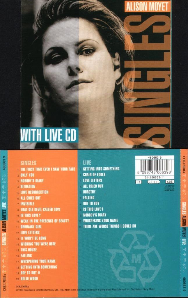Alison Moyet CD 's LP DVD 's - hoeft niet in 1 koop, Cd's en Dvd's, Cd's | Pop, Zo goed als nieuw, 1980 tot 2000, Ophalen