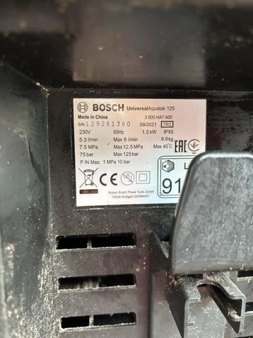 Bosch UniversalAquatak 125 Hogedrukreiniger beschikbaar voor biedingen