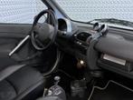 Smart Fortwo cabrio 0.8 CDI Airco Leder interieur AUTOMAAT, Achterwielaandrijving, Gebruikt, Zwart, 715 kg