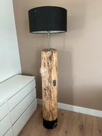 Boomstam Staande Lamp, Huis en Inrichting, Lampen | Vloerlampen, Ophalen of Verzenden, Gebruikt, Hout, 100 tot 150 cm