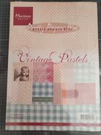 Nieuw papierblok Marianne Design, Vintage Pastels, Hobby en Vrije tijd, Scrapbooking, Nieuw, Overige merken, Ophalen of Verzenden