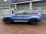 BMW X5 4.6is v8YONGTIMER 347PK FULL OPTION UITGEVOERD, PANO,, Auto's, BMW, Automaat, Gebruikt, Blauw, Leder