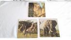 Dierenpuzzels puzzels 4 en 6 stukjes olifant giraf koala, Ophalen of Verzenden, Minder dan 10 stukjes