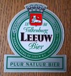 Leeuw bier sticker, Ophalen of Verzenden, Zo goed als nieuw, Overige typen, Overige merken
