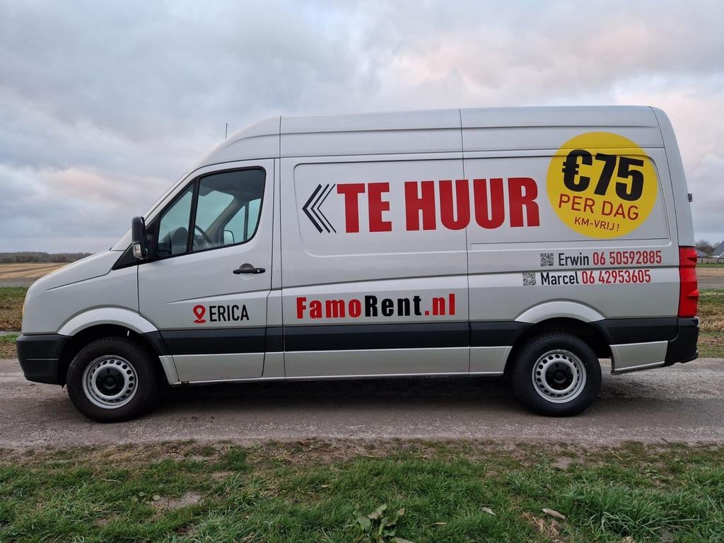 ​Grote Verhuisbus? GEEN BORG & KM-VRIJ! | Crafter L2H2 €75,-, Verhuiswagen of Bestelauto