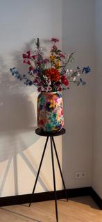 Zijde bloemen boeket met By lammie vaas / kunstbloemen, Ophalen, Zo goed als nieuw