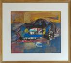Arend Roosenschoon - 1970 - Aquarel - Vluchtend Beest, Ophalen
