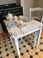 Brocante sleetse eettafel, tafel, bijzettafel, Antiek en Kunst, Curiosa en Brocante, Ophalen