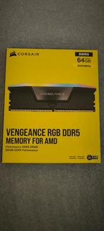 64GB 32 x 2 6000mhz Corsair RAM RGB, DDR4, Nieuw, Ophalen of Verzenden, Desktop