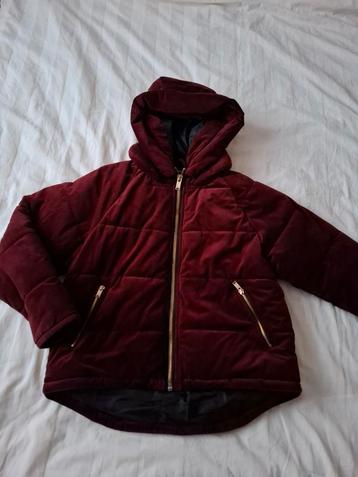 Bordeaux winterjas meisje dame XS - Nette staat beschikbaar voor biedingen