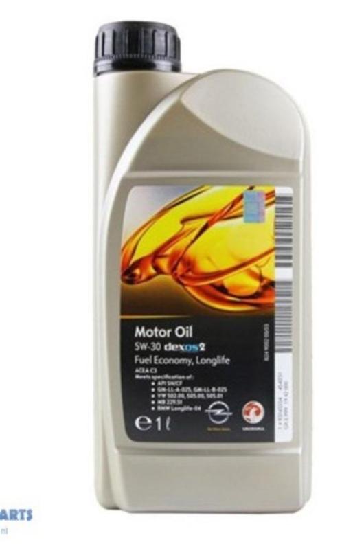 Motorolie 5W-30 Dexos2 Fuel economy Longlife Opel, Auto diversen, Onderhoudsmiddelen, Ophalen of Verzenden
