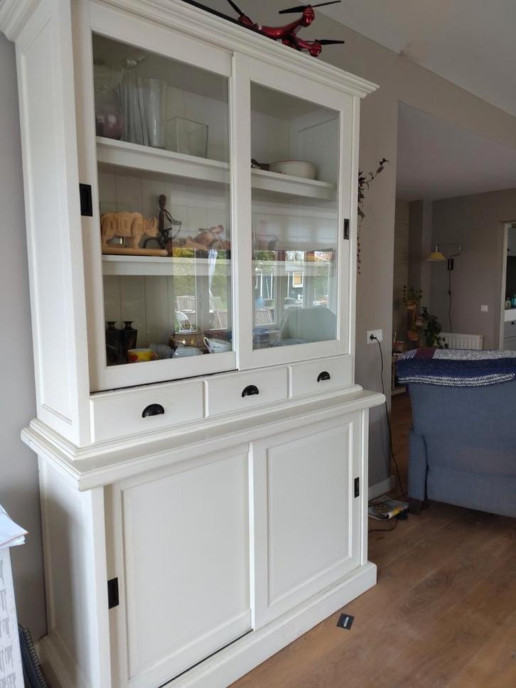 winkelkast/buffetkast/vitrinekast, Huis en Inrichting, Kasten | Buffetkasten, Gebruikt, 200 cm of meer, 200 cm of meer, 50 tot 75 cm