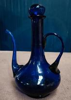 Vintage tuitkan blauw glas, Ophalen of Verzenden, Gebruikt, Overige typen