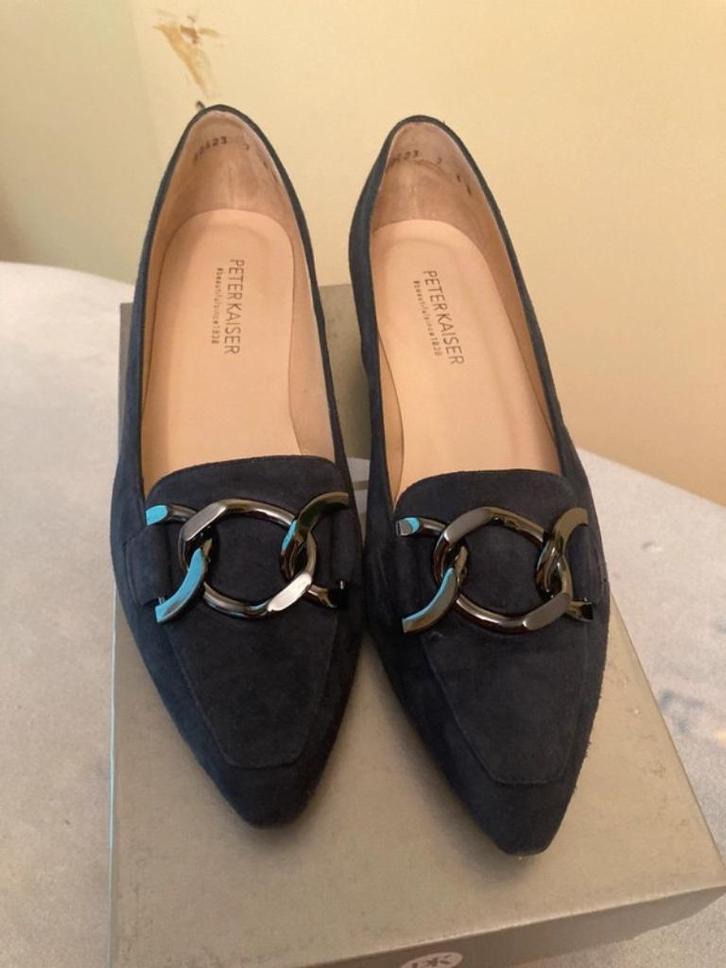 Peter Kaiser, NIEUW, instappers maat 40 ( 6,5), Kleding | Dames, Schoenen, Nieuw, Instappers, Blauw, Ophalen of Verzenden