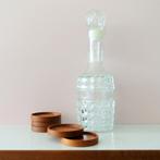 vintage whiskey KARAF glas kristal Hollywood Regency fles, Huis en Inrichting, Ophalen of Verzenden, Gebruikt