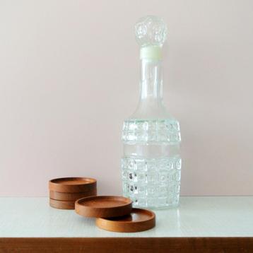 vintage whiskey KARAF glas kristal Hollywood Regency fles beschikbaar voor biedingen