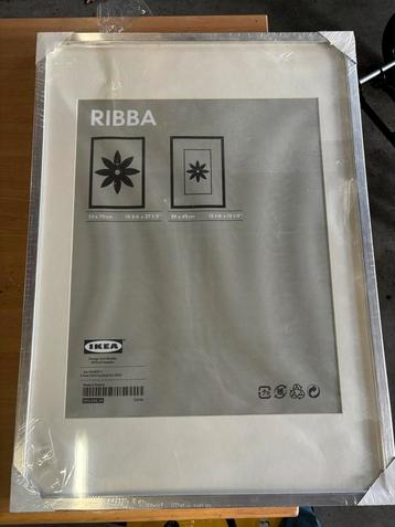 Ikea ribba Foto lijst 50 x 70 alluminium (2x)