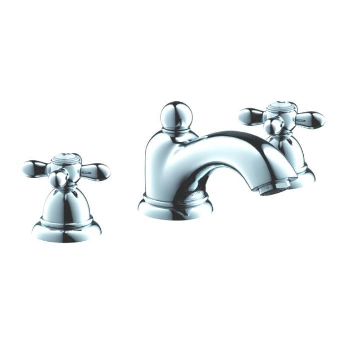 HANSGROHE AXOR CARLTON 3-GATS WASTAFELKRAAN CHROOM, Doe-het-zelf en Verbouw, Sanitair, Nieuw, Kraan, Chroom, Ophalen of Verzenden