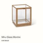 Ferm living miro glass vitrine stapelbaar, Huis en Inrichting, Kasten | Vitrinekasten, Zo goed als nieuw, Minder dan 100 cm, 25 tot 50 cm