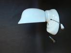 antiek art deco wandlamp porselein glas porcelier trade mark, Huis en Inrichting, Lampen | Wandlampen, Ophalen of Verzenden, Gebruikt