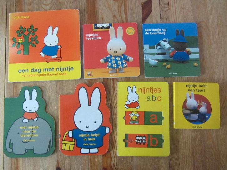 Nijntje en andere (karton)boekjes van Dick Bruna, Boeken, Kinderboeken | Baby's en Peuters, Gelezen, 1 tot 2 jaar, Ophalen of Verzenden