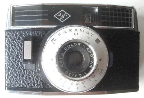 Agfa Paramat analoge camera 35 mm met Agfa Color Apotar 1:2., Audio, Tv en Foto, Fotocamera's Analoog, Gebruikt, Compact, Overige Merken