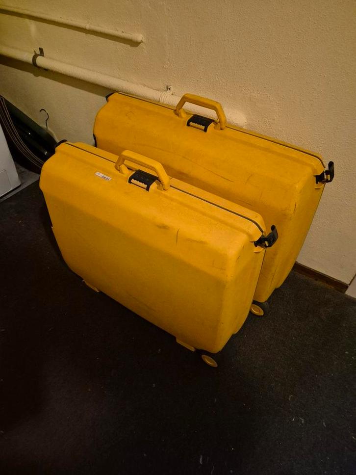 Samsonite Koffer - Reisklaar!, Sieraden, Tassen en Uiterlijk, Koffers, Gebruikt, Hard kunststof, 60 tot 70 cm, 45 tot 55 cm, Uitschuifbare handgreep