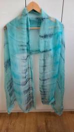Expresso dunne sjaal turquoise met blauw., Kleding | Dames, Mutsen, Sjaals en Handschoenen, Expresso, Ophalen of Verzenden, Gedragen