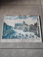 prent van Amsterdam aanzicht, Ophalen of Verzenden, Voor 1940, Gebruikt