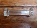 6 art deco persglazen messenleggers, Ophalen of Verzenden