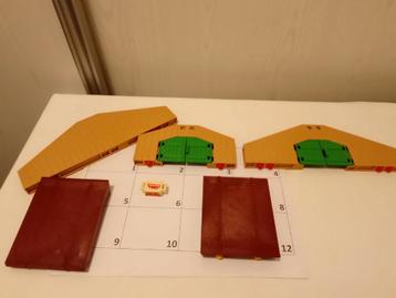 Playmobil onderdelen schuur, boerderij, muur, dak beschikbaar voor biedingen