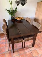 Houten eettafel (excl. stoelen), Huis en Inrichting, Tafels | Eettafels, Ophalen, 100 tot 150 cm, Eikenhout, 50 tot 100 cm