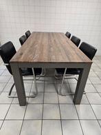 Eettafel, Huis en Inrichting, Tafels | Eettafels, Ophalen, Gebruikt, 200 cm of meer, 50 tot 100 cm