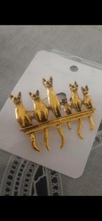 Katten broche, Ophalen of Verzenden, Nieuw, Overige materialen