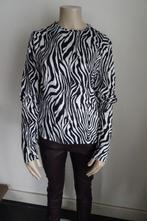 zebraprint longsleeve maat (X)L, Ophalen, Zwart, Maat 46/48 (XL) of groter, Zo goed als nieuw