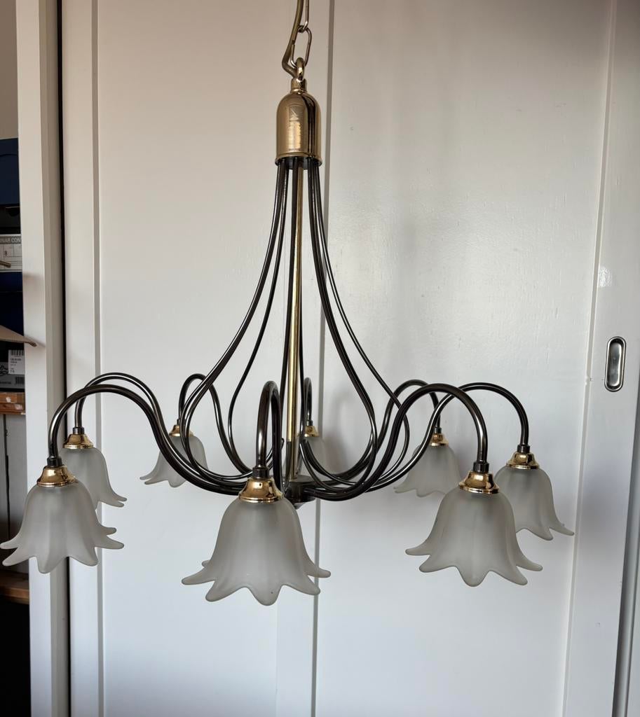 Antieke messing kroonluchters, Ophalen, Gebruikt, Overige materialen, Klassiek