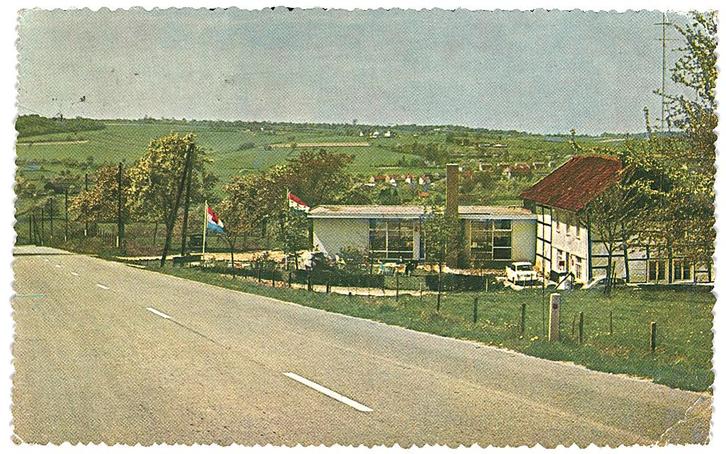 909074 Vaals 1965 Rozenhof Gelopen met postzegel, Verzamelen, Ansichtkaarten | Nederland, Gelopen, Limburg, 1960 tot 1980, Ophalen of Verzenden