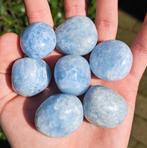 Blauwe Calciet bollen edelstenen verzameling edelsteen, Verzamelen, Mineralen en Fossielen, Ophalen of Verzenden