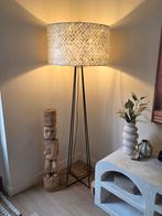 Vloerlamp capiz zig zag schelpen lamp, Huis en Inrichting, Ophalen, Zo goed als nieuw, 150 tot 200 cm