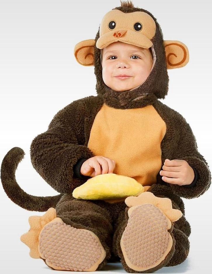 Apenkostuum van Spook tacular voor peuters, Kinderen en Baby's, Carnavalskleding en Verkleedspullen, Nieuw, Jongen of Meisje, 104 of kleiner