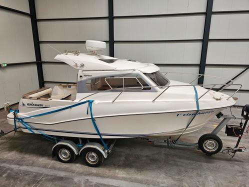 Quicksilver 640 Weekend, Watersport en Boten, Vis- en Consoleboten, Gebruikt, 70 pk of meer, 6 meter of meer, Benzine, Binnenboordmotor