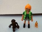 playmobil dierenverzorger met gorilla (9074), Ophalen of Verzenden, Zo goed als nieuw, Los playmobil
