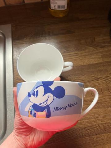 Set van 2 Mickey Mouse (Disney) soepkommen Marsberg studios beschikbaar voor biedingen